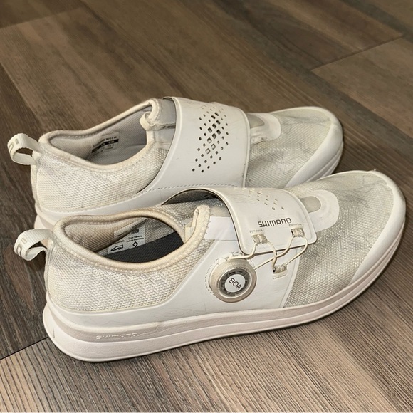 Shimano White Cycling Shoes - Picture 4 of 7